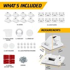 Upgraded Magnetic Cabinet Locks  8 Locks   2 Keys  - Invisible Baby Proofing    