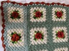 Handmade Crochet Granny Square 3d Afghan Throw Blanket 52 X 61