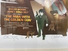 Signed  Christopher Lee Man With The Golden Gun James Bond 007 Print