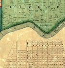 1860 Columbiana County Ohio Map Owner Farm Line Names 30  X 30 