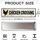 Chicken Crossing Sign Outdoor - Vintage Chicken Signs For Coop