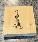 Chuck Norris Signed Wood Block - 4x4    Block Wood Very Nice Hand Signed Legend