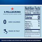 S pellegrino Sparkling Natural Mineral Water  Plastic Bottles  16 9 Fl Oz  pack 
