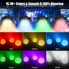 1-10pcs Ip65 Waterproof Led Par Light 14x20w Rgbw Outdoor Stage Lights Dj Party