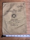 The Union Savings And Trust Company Vintage Bank Bag Cloth Antique Zipper