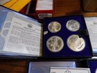 1976 Canada Montreal Olympics Complete Set Of 28 Bu Silver Coins W  Papers