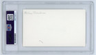 Milton Friedman   Signed Autographed Index Card Signature   Psa Dna Encased