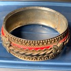 Ancient Celtic Bronze Bracelets Spiral Terminal Circa 500 Rare Koban Flower