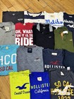 Vintage Y2k All Hollister Men   s Women   s Reseller Wholesale Lot Of 43 Mix Sizes