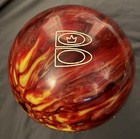 Brunswick T Zone 7 Lb 2 Oz Bowling Ball - Drilled - Red yellow black