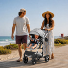 3-in-1 Convertible Baby Stroller With Big Seat And Adjustable Canopy  24 Pounds 