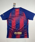 New Fc Barcelona Jersey Mens Medium Blue Red Home Soccer Spotify Nike Dri Fit
