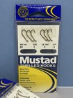 Mustad Snelled Fishing Hooks 641 Size 6 - 6lb Test - 10 Pack Of 6 Lot