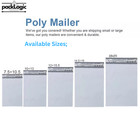 Poly Mailers Shipping Envelope Self Sealing Plastic Durable Mailing Bags 2 5 Mil