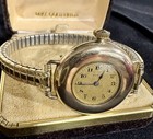 1918 Elgin Lady Raymond 14k Gold Filled Antique Pocket wrist Watch Runs