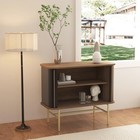 Sideboard Buffet Cabinet With Sliding Doors  Mid Century Modern Credenza With   