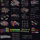 Wholesale Body Jewelry Piercing Kit Eyebrow Navel Belly Tongue Lip Bar Nose Ring