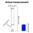 15  Big Glass Bongs Heavy Clear Hookah Tornado Bubble Water Pipes 18mm Bowl Usa