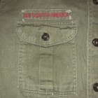 Vintage Olive Green Bsa Boy Scout Uniform Shirt Long  Sleeve      44