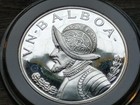 Low Mintage Proof Silver Panama Gem Proof Cameo 1971 Un Balboa W Holder   Box