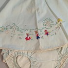 Vintage Girls Dress And Bloomer Set Emroidered Bears