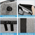 Alslea Single Bowling Ball Bag 1 Ball Extra Ball Organizer With Padded Ball H   