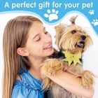 100 Pcs Bows For Dogs Bulk Dog Bow Ties With Adjustable Collar Cat Bowtie Pet Gr