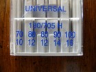 Multi Sizes  70-80-90-100 Schmetz Univ Sewing Machine Needles 1 Package Of 5 Nw