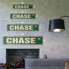 Chase Vintage Street Sign Childrens Name Room Metal Sign