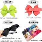 Baby Hair Clips 50pcs Tiny 2  Baby Hair Bows Fully Covered Barrettes Clips For B