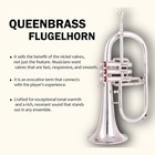 Flugelhorn Sliver  3 Valve  Ultrasonically Clean  Case And Mouthpiece