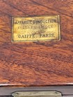 Antique  Early Historic French Electric Medical Device In An Elegant Wood Case