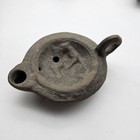 Lot Of 4 Authentic Ancient Byzantine Oil Lamps  2000 Years Old  Floral  Goddess 