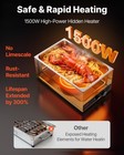Vevor Commercial Food Warmer Buffet Bain Marie 1500w Steam Table With Power Cord