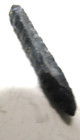 Authentic Indian Arrowhead Projectile 2    Hand - Knapped Black Obsidian Blade 