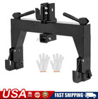 3 Point Quick Hitch For Category 1 2 Tractor 3000 Lbs W  2 Receivers Adjustable
