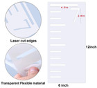 7 Feet Growth Chart Ruler Stencil  Baby Kids Height Growth Chart Reusable Templa
