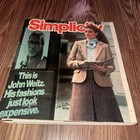 1980 November Simplicity Sewing Pattern Store Counter Catalog For Men And Women