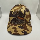 Vintage Moultrie Feeders Duck Bark Camo Snapback Hat Cap Youngan New Nwot Rare