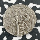 Ah 1308  1890  India Hyderabad 1 Rupee Lot f6911 Silver 