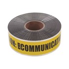 Nsi Ultd-343 Detectable Underground Line Tape 1000  Length 3  Width Yellow