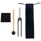 2pcs 528hz Tuning Fork Aluminum Medical Chakra Hammer Ball Diagnostic Mallet Set