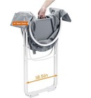 Little Dipper Dog Bath Tub And Wash Station  Foldable And Portable  gray 