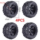 4pcs Zd Racing 150mm Wheel Rim Tires 17mm Hex Hub For 1 8 Rc Monster Truck Car