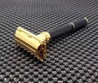 Vintage 1969 Gillette Super Adjustable Gold 1-9  De Safety Razor O4 Nice   Clean