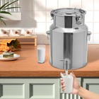 10l 2 64 Gal 304 Stainless Steel Beverage Dispenser W  Spigot Beverage Carrier