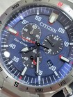 Citizen Men s Sport Casual Chronograph Eco-drive Silver Watch 44 Mm At2520-89l