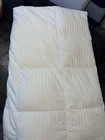Pottery Barn King White Goose Down Comforter Duvet Insert 104x92 W  Stripe Euc