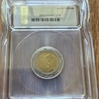 Nd Mexico 1 Nuevo Peso Bi-metallic Coin Icg Genuine 