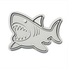 Shark Attack Cookie Cutter   Stamp 4x2 5  For Baking   Fondant Clay Embosser